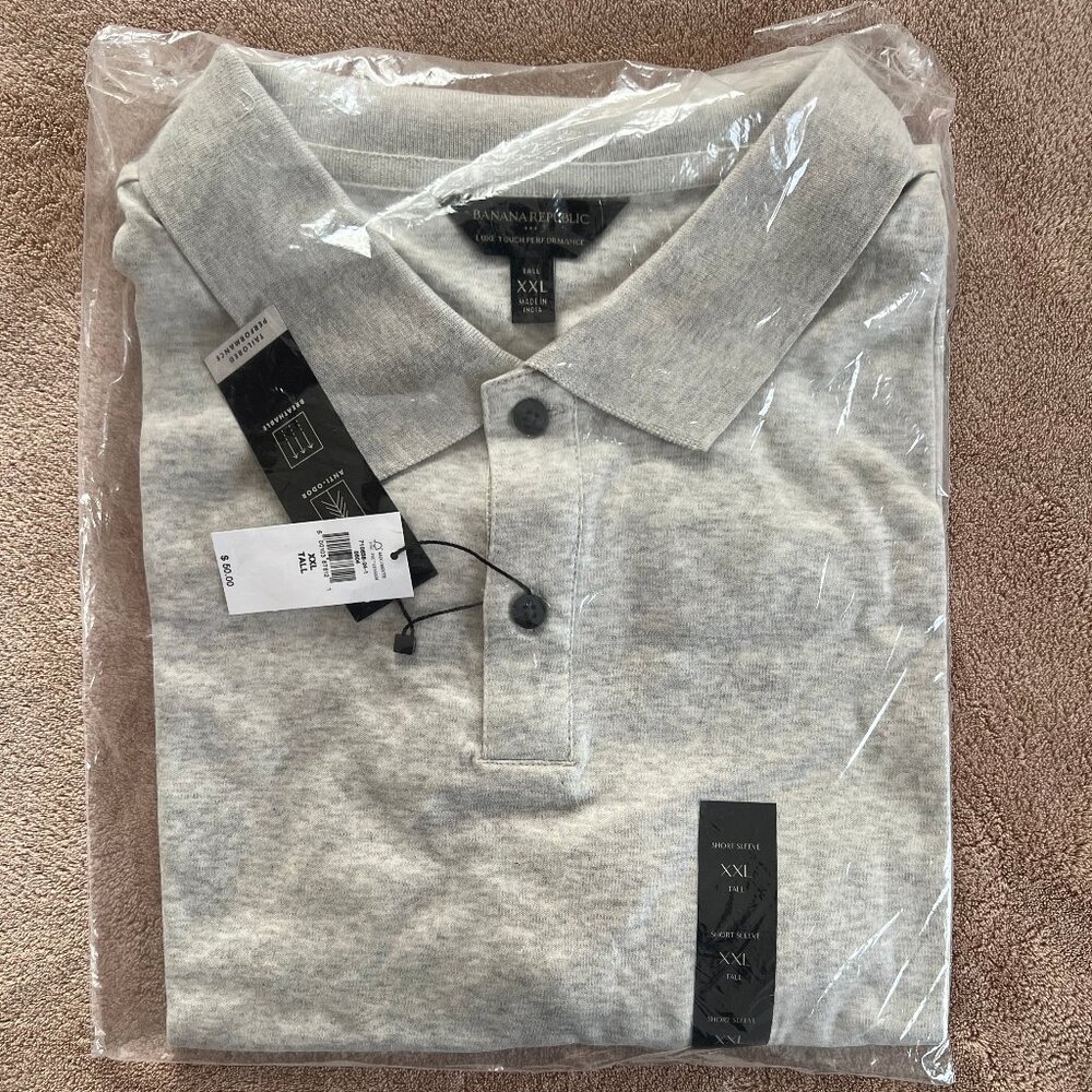 Banana Republic Men’s Cotton Pique Polo Shirt